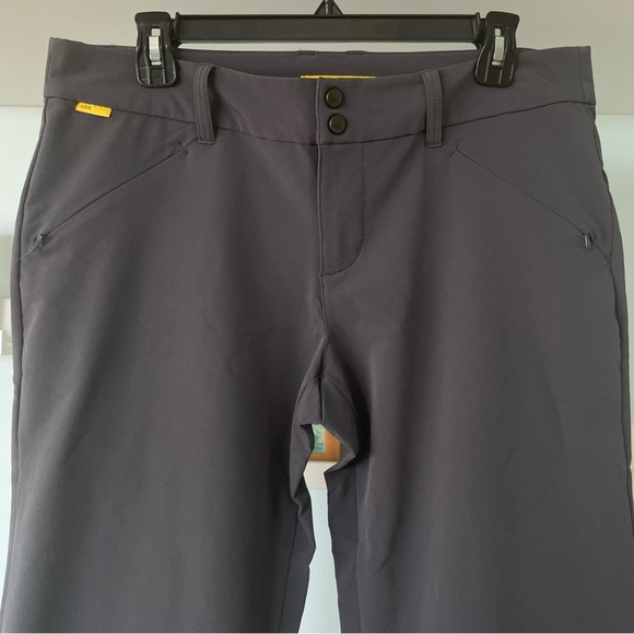 Lole Dark Gray Mid-Rise Regular Straight Leg Travel Pants - Picture 3 of 11